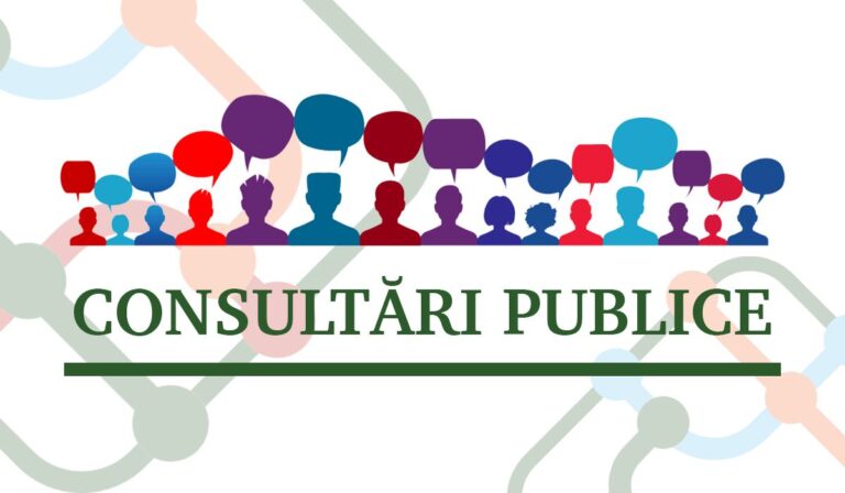 consultari publice anunt